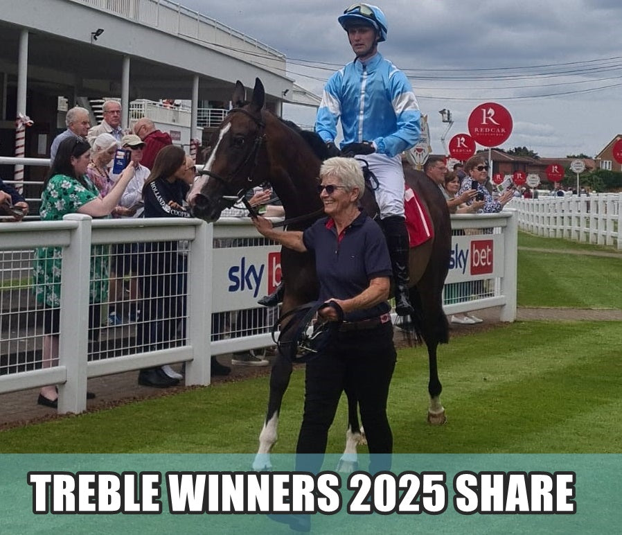 TREBLE WINNERS SHARE FOR 2025 FLAT SEASON
